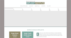 Desktop Screenshot of nashvilleimplantinstitute.com